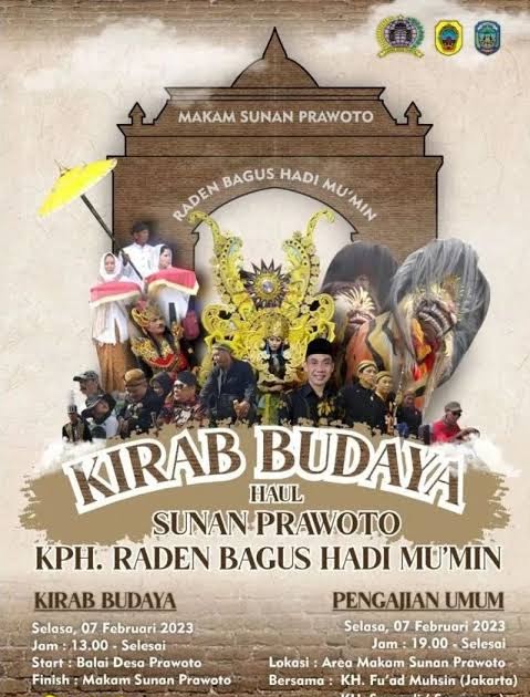 Ramainya Kirab Lurup Haul Kanjeng Sunan Prawoto ke-45