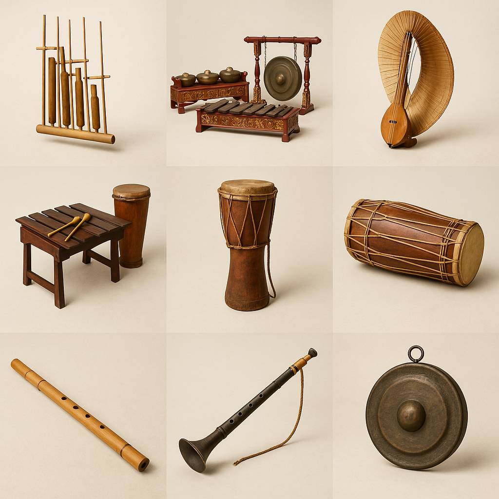 Sampel instrumen tradisional Indonesia asli – Produksi Musik Chaka
