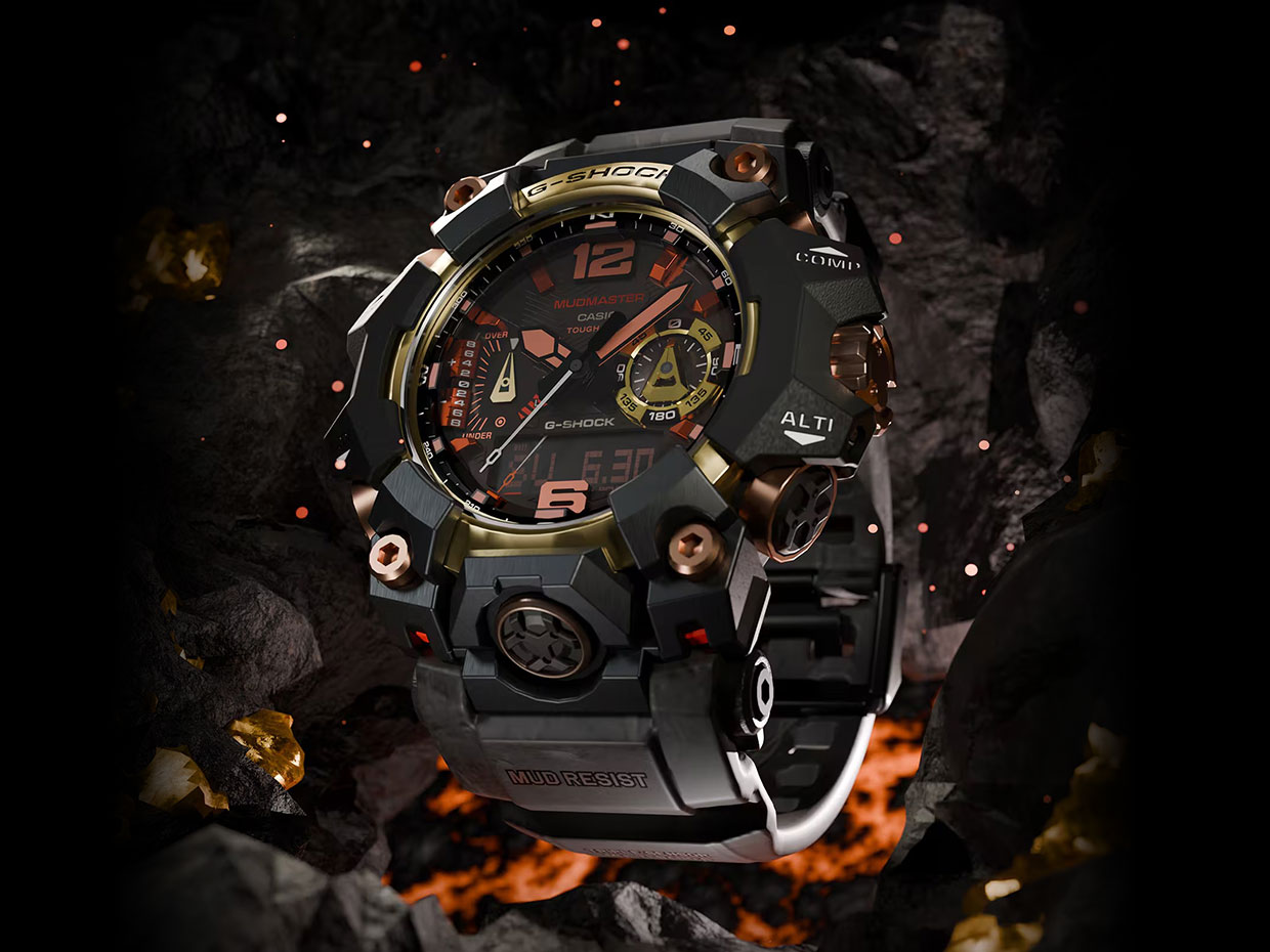 G-Shock Rilis Mudmaster “Magma Gold” GWG-B1000MG-1A9