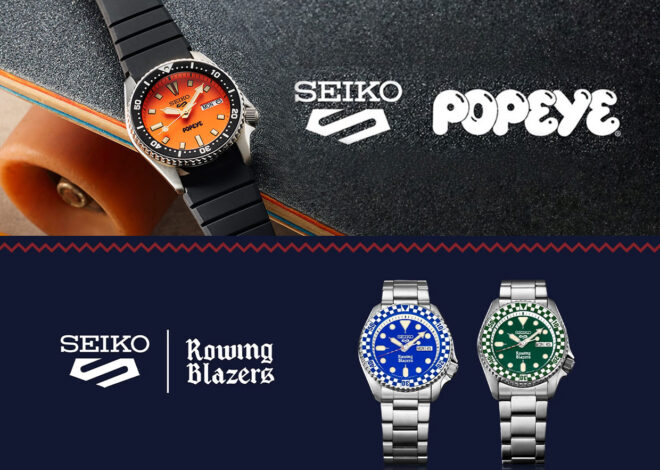 Seiko Rilis Kolaborasi Popeye di Jepang dan Rilis 2 Kolaborasi Rowing Blazers di USA