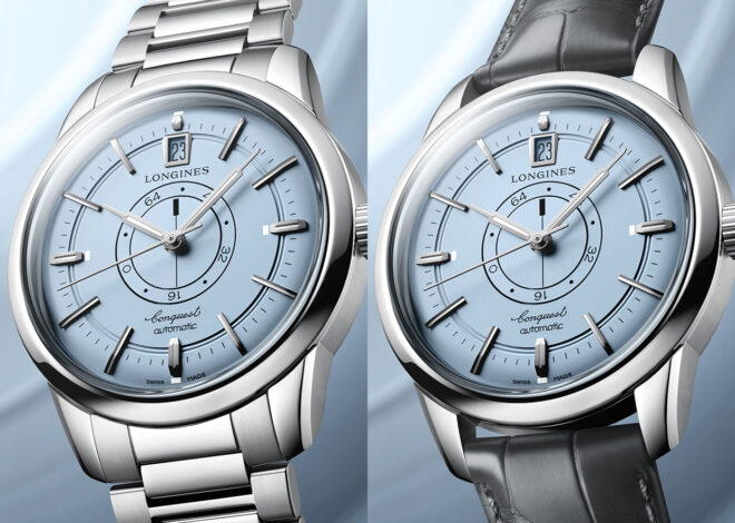 Longines Rilis Koleksi Conquest Heritage Central Power Reserve Dalam Light Blue Dial