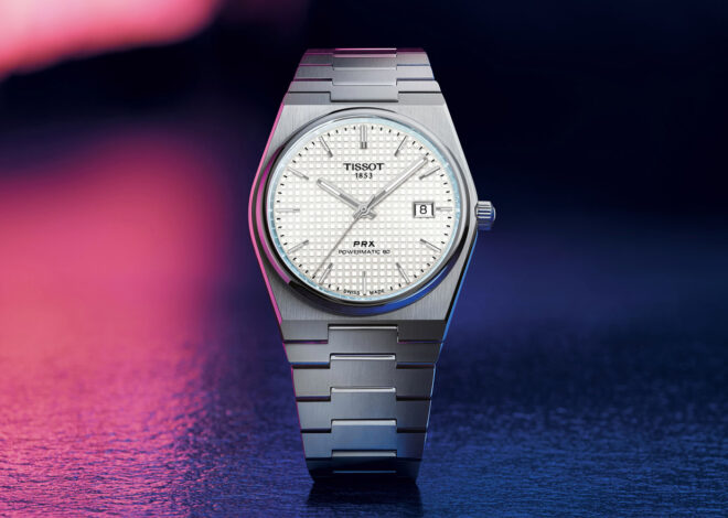 Tissot Rilis PRX 40 mm Powermatic 80 dengan Mother of Pearl Dial Putih