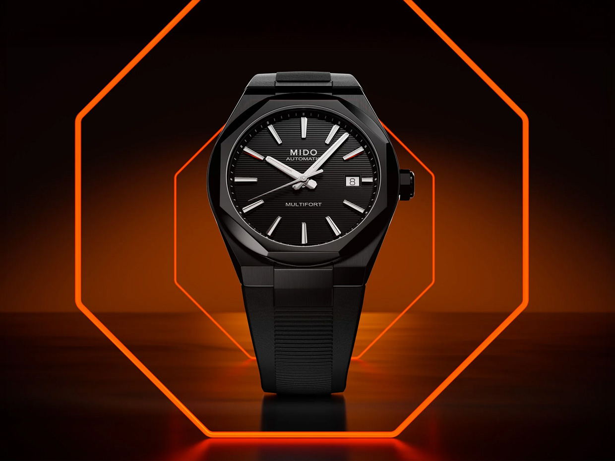 New Arrival! MIDO Multifort 8 One Crown Back in Black yang Tampil Sporty Full Hitam