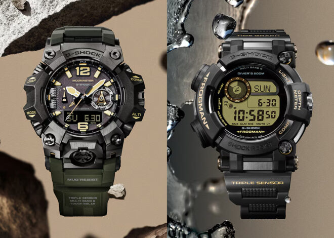 G-Shock  Rilis Frogman GWF-D1000BC-JF dan Mudmaster GWG-B1000-1A3JF dengan Tampilan Taktis yang Tangguh