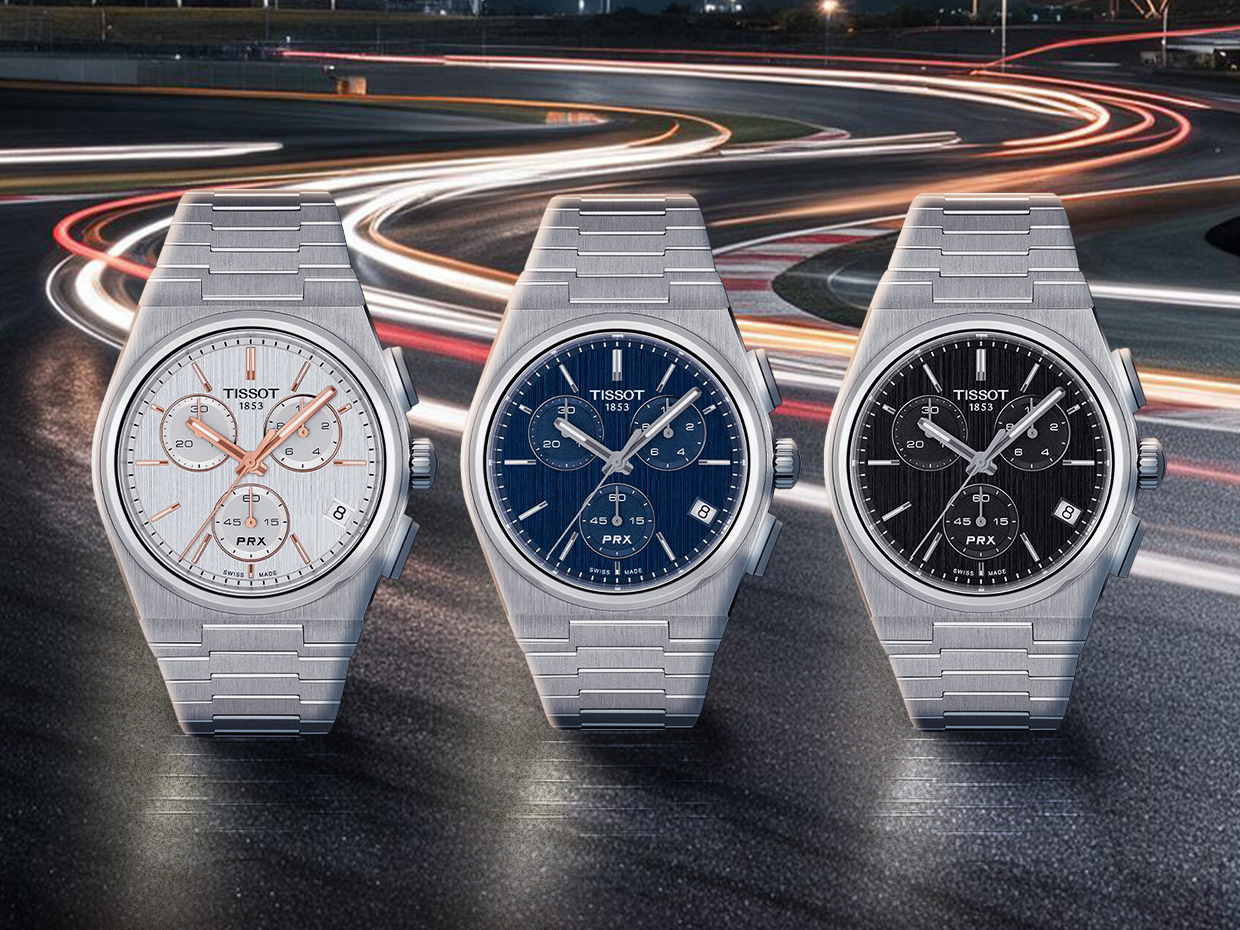 Tissot Rilis PRX Quartz Chronograph dengan 3 Warna Dial Berbeda