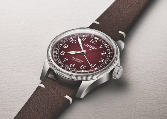 Kolaborasi Oris X Cervo Volante Rilis Big Crown Pointer Date dengan Burgundy Dial